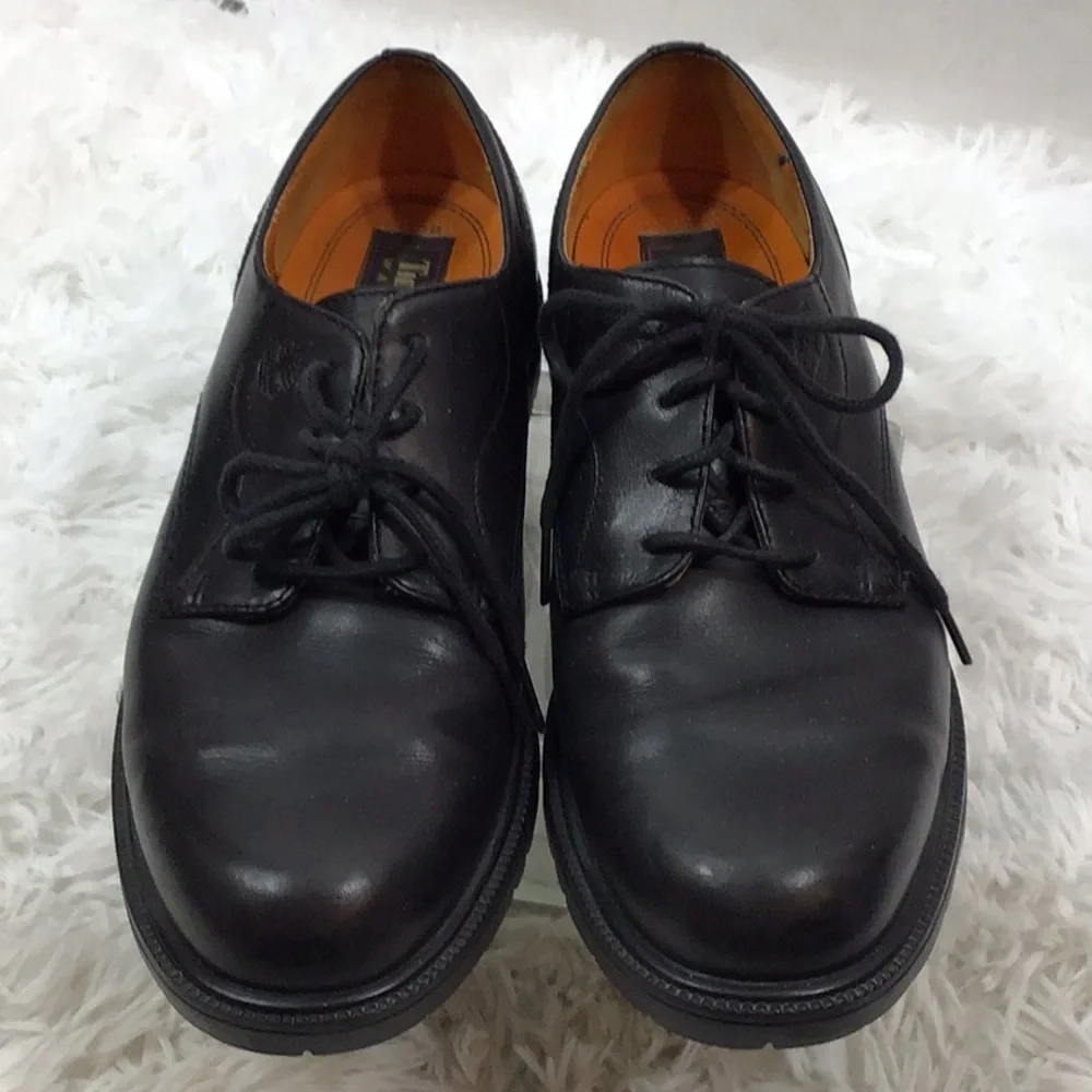 Timberland black leather lace up Oxford shoes 8.5